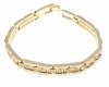3349 Bransoletka złota elegancka 20cm pozłacana 14k Viki Lady