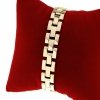 2222 Bransoletka złota elegancka 21cm pozłacana 14k Viki Lady