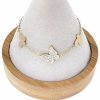 @3404 Bransoletka złota 17+3 stal chirurgiczna 316L Viki Lady 