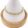 3811 Bransoletka elegancka cyrkonia złota 19cm pozłacana 14k Xuping