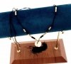 504 Naszyjnik boho stal 80cm muszelki lato wakacje