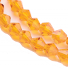 op84 10x Szklane koraliki fasetowane pasma do wyrobu biżuterii 4x4mm 35cm