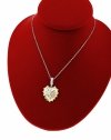 @3307 Złoty srebrny łańcuszek naszyjnik 40+5 stal chirurgiczna 316L Viki lady serce
