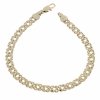 1255a Bransoletka elegancka złota 19cm pozłacana 14k Xuping