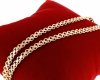 2395b Złoty łańcuszek 50cm 3,8mm pozłacany 18k Xuping 