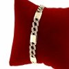 1154 Bransoletka elegancka cyrkonia złota 19,5cm pozłacana 14k Xuping