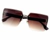 ok77 Damskie okulary przeciwsłoneczne muchy ozdobne UV400