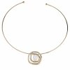 op43 Złoty łańcuszek naszyjnik 42cm stal chirurgiczna 316L celebrytka sztywny choker