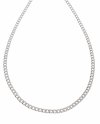 785b Srebrny łańcuszek 60cm 5mm pozłacany białym złotem Xuping