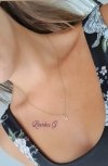 3331 Złoty łańcuszek 45+5 naszyjnik stal chirurgiczna celebrytka litera G