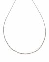435 Srebrny łańcuszek 60cm 1,4mm pozłacany białym złotem Xuping 