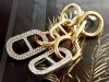 позолоченные серьги с эксклюзивным фианитом