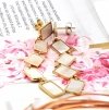 СЕРЬГИ СЕРЕБРЯНОЙ НЕРЖАВЕЮЩЕЙ СТАЛИ