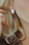 Золотые серьги из нержавеющей стали