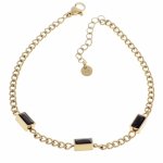 BRACELET GOLD CELEBRITY NEREZOVÁ OCEL