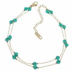 BRACELET GOLD CELEBRITY NEREZOVÁ OCEL