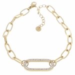 ARMBAND GOLD CELEBRITY EDELSTAHL