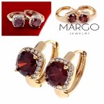 exklusive swarovski vergoldete ohrringe