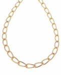 Gold vergoldete Kette 18 Karat Xuping