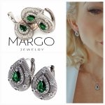 18k gold plated set pendant earrings xuping