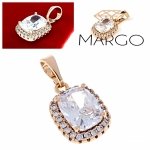 gold pendant 18k shiny xuping