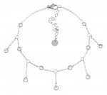 BRACELET, SILVER CELEBRITY STAINLESS STEEL
