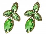 EARRINGS GOLD LONG ZIRCONIA WEDDING WEDDING
