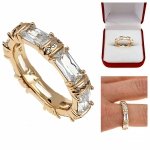 gold ring 18,60mm. gold-plated engagement xuping