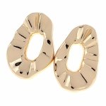 gold plated earrings with exclusive cubic zirconia