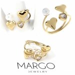 ring 18,30mm gold stainless steel
