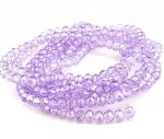 Glass beads faceted strands