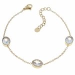 BRACELET GOLD CELEBRITY STAINLESS STEEL