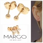 gold plated earrings with exclusive cubic zirconia