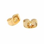 2x Gold plated earrings for lamb earrings