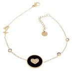 BRACELET GOLD CELEBRITY STAINLESS STEEL