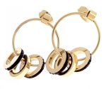 EARRINGS SILVER STAINLESS STEEL CELEBRITY