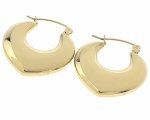 gold earrings made of stainless steel