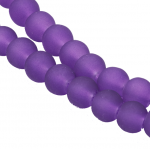 Glass beads faceted strands