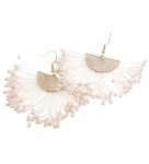 gold earrings made of stainless steel