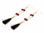 gold earrings made of stainless steel