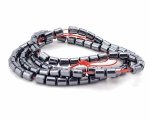 Glass beads faceted strands