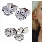 gold plated earrings with exclusive cubic zirconia