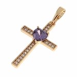 gold pendant 18k shiny xuping