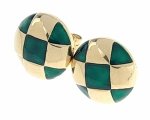 gold earrings made of stainless steel
