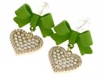 gold plated earrings with exclusive cubic zirconia