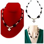 1312 Złoty łańcuszek jaspis imperialny kamień naturalny 43+5 stal chirurgiczna naszyjnik kryształki 