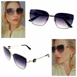 ok109 Damskie okulary przeciwsłoneczne muchy ozdobne UV400