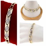 3577 Bransoletka elegancka złota 17+2cm pozłacana 14k Xuping 