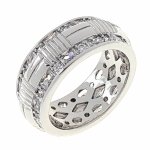 2320a Pierścionek 16,30mm srebrny pozłacany 18k Xuping