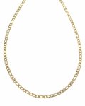 3652 Złoty łańcuszek 50cm 3,7mm stal chirurgiczna 